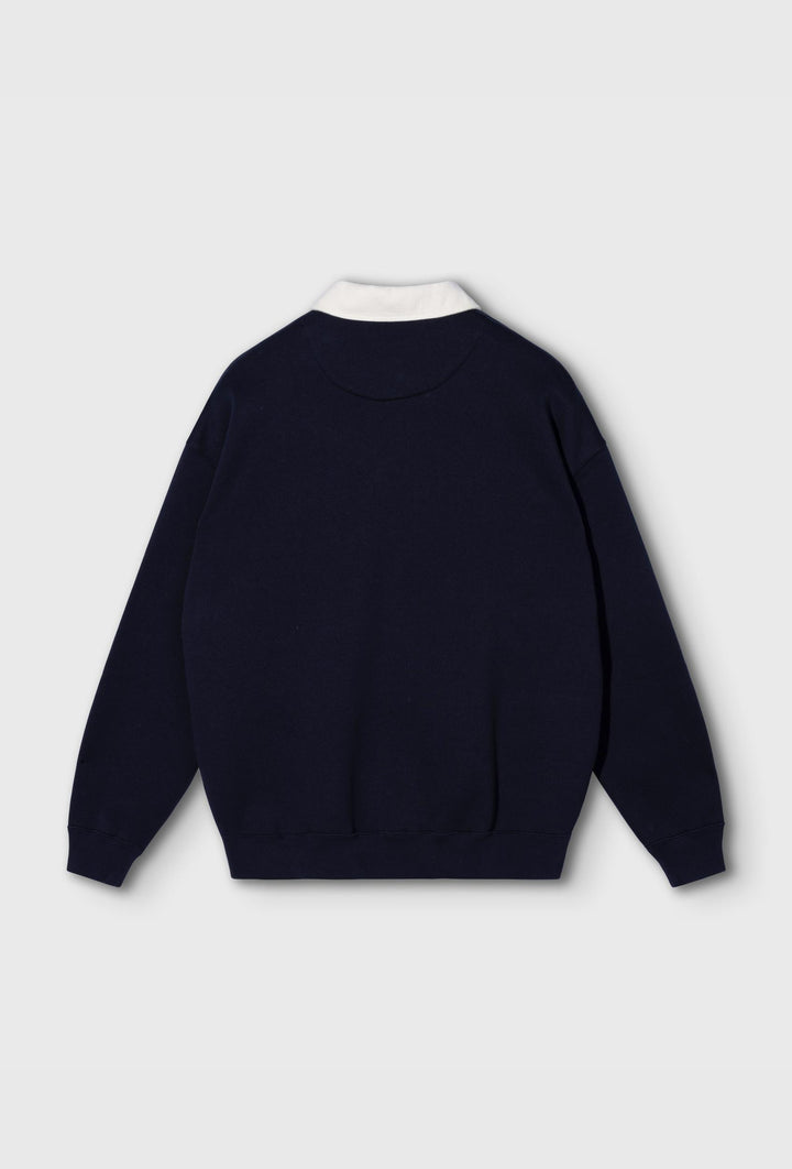 Bluza polo z kontrastowym kołnierzykiem 10DAYS