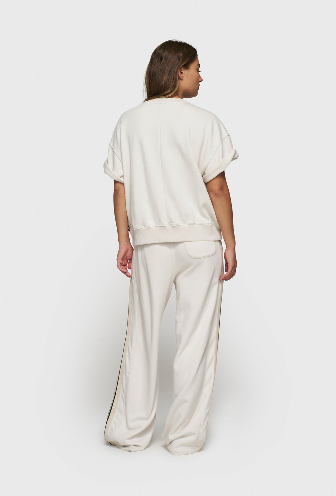 Luźna bluza z krótkim rękawem