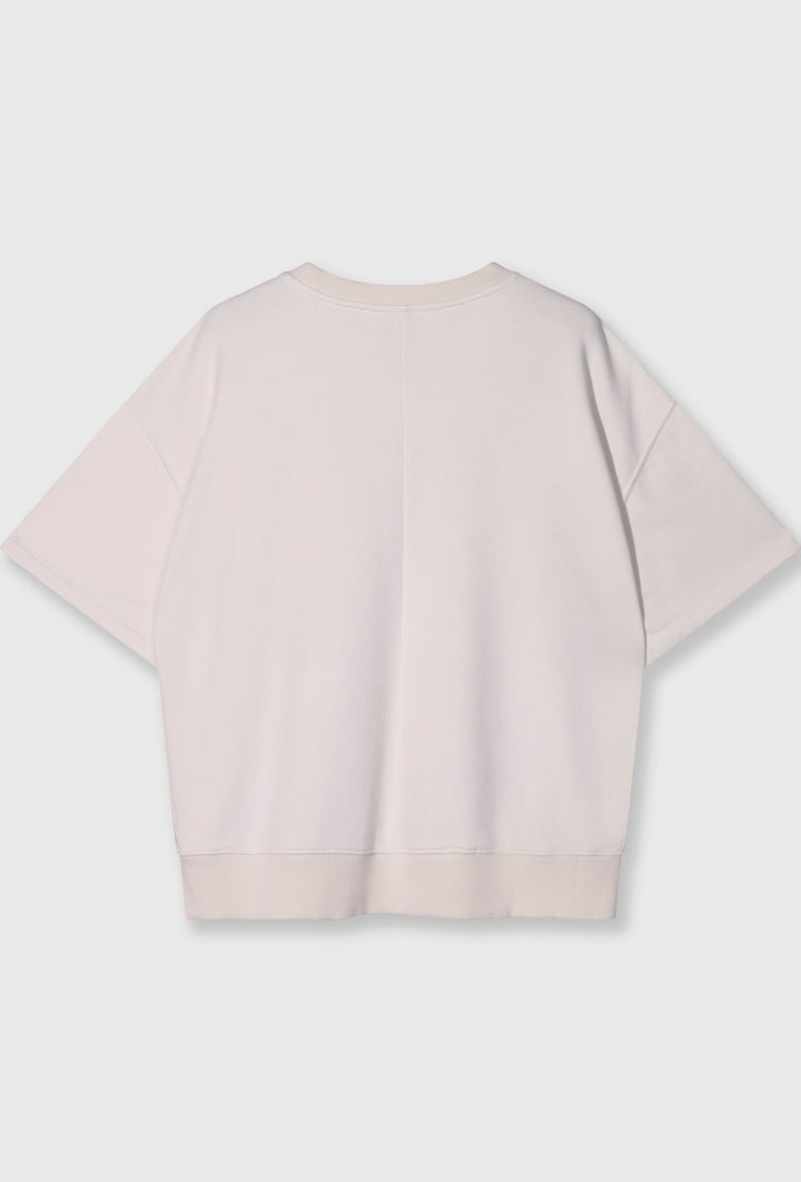 Luźna bluza z krótkim rękawem