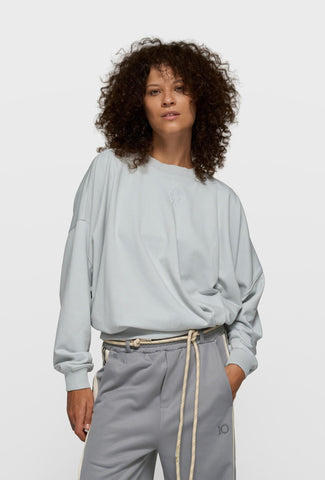 Bluza oversize z artystycznym haftem „10DAYS”