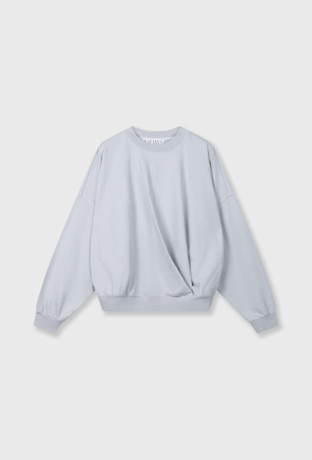 Bluza oversize z artystycznym haftem „10DAYS”