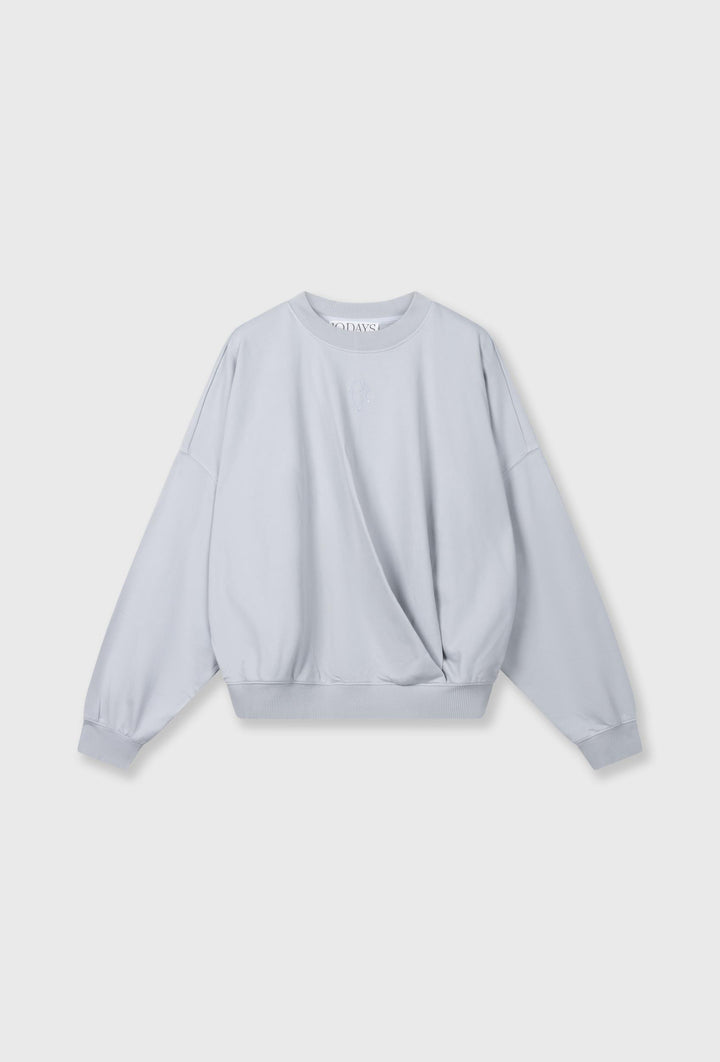 Bluza oversize z artystycznym haftem „10DAYS”