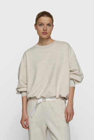 Bluza damska oversize 10DAYS z haftowanym logo na plecach