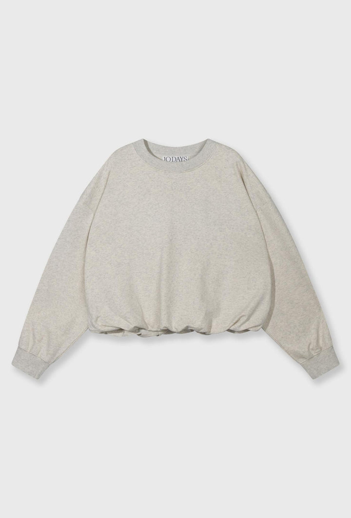 Bluza damska oversize 10DAYS z haftowanym logo na plecach