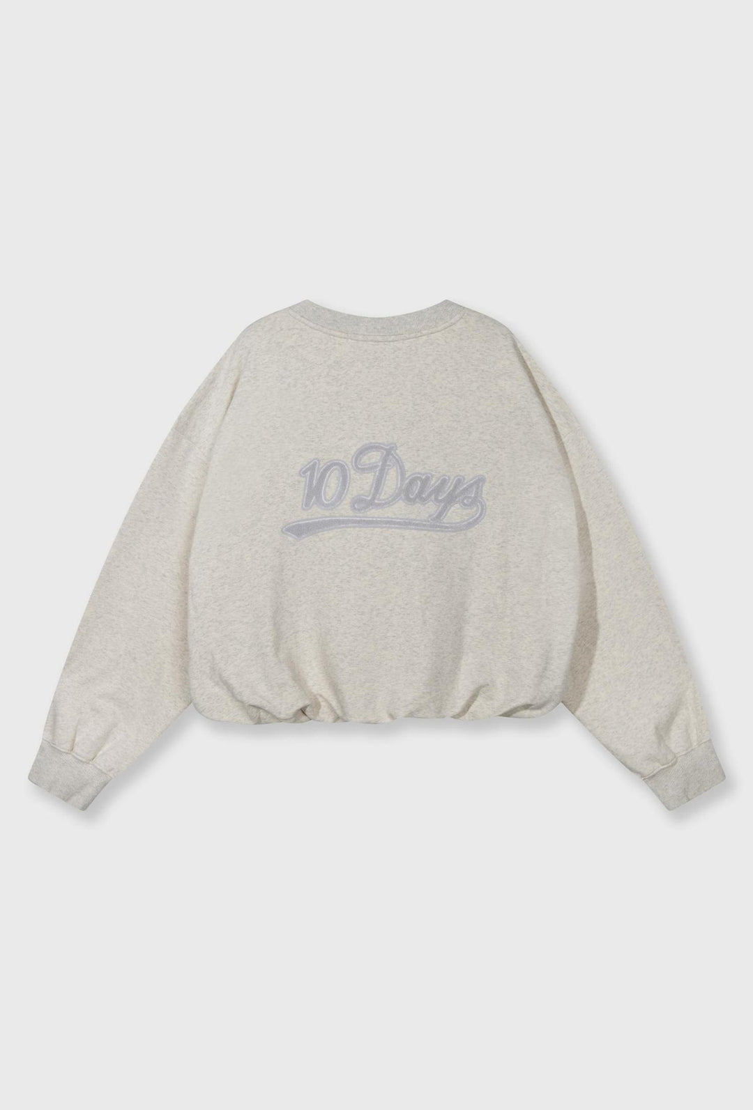 Bluza damska oversize 10DAYS z haftowanym logo na plecach