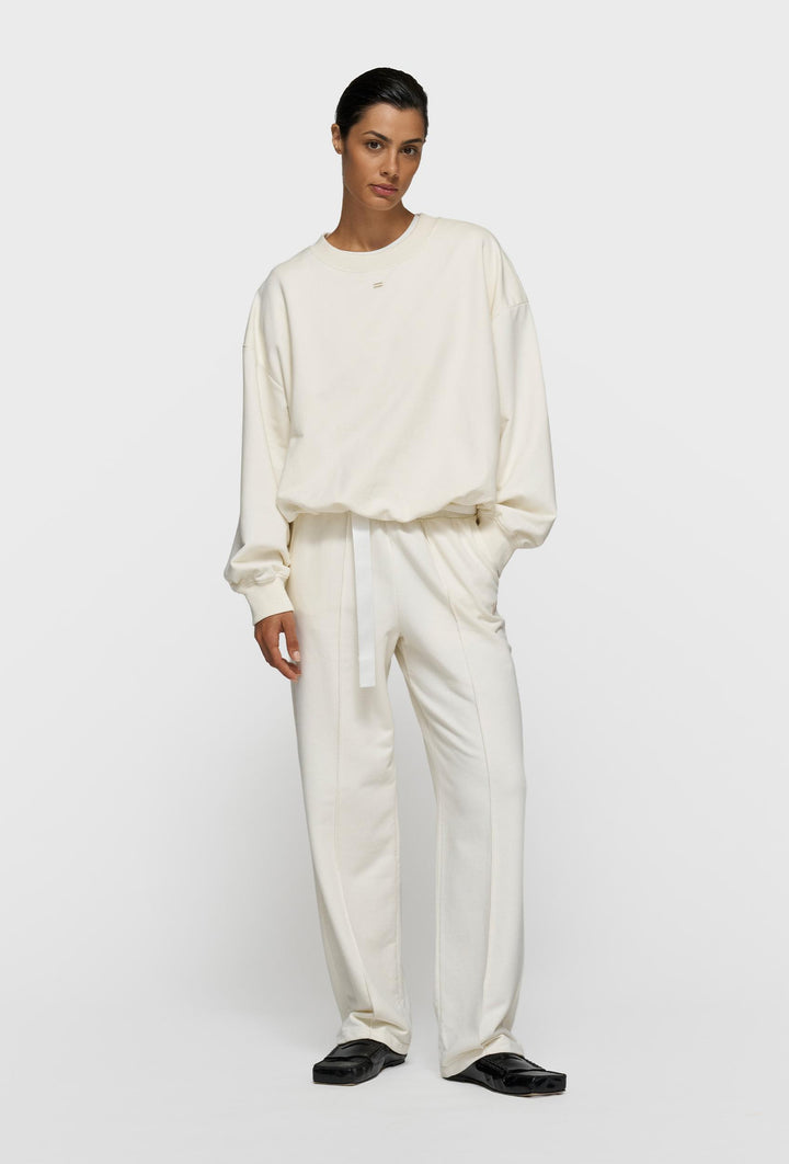 Bluza oversize z haftowanym logo na plecach