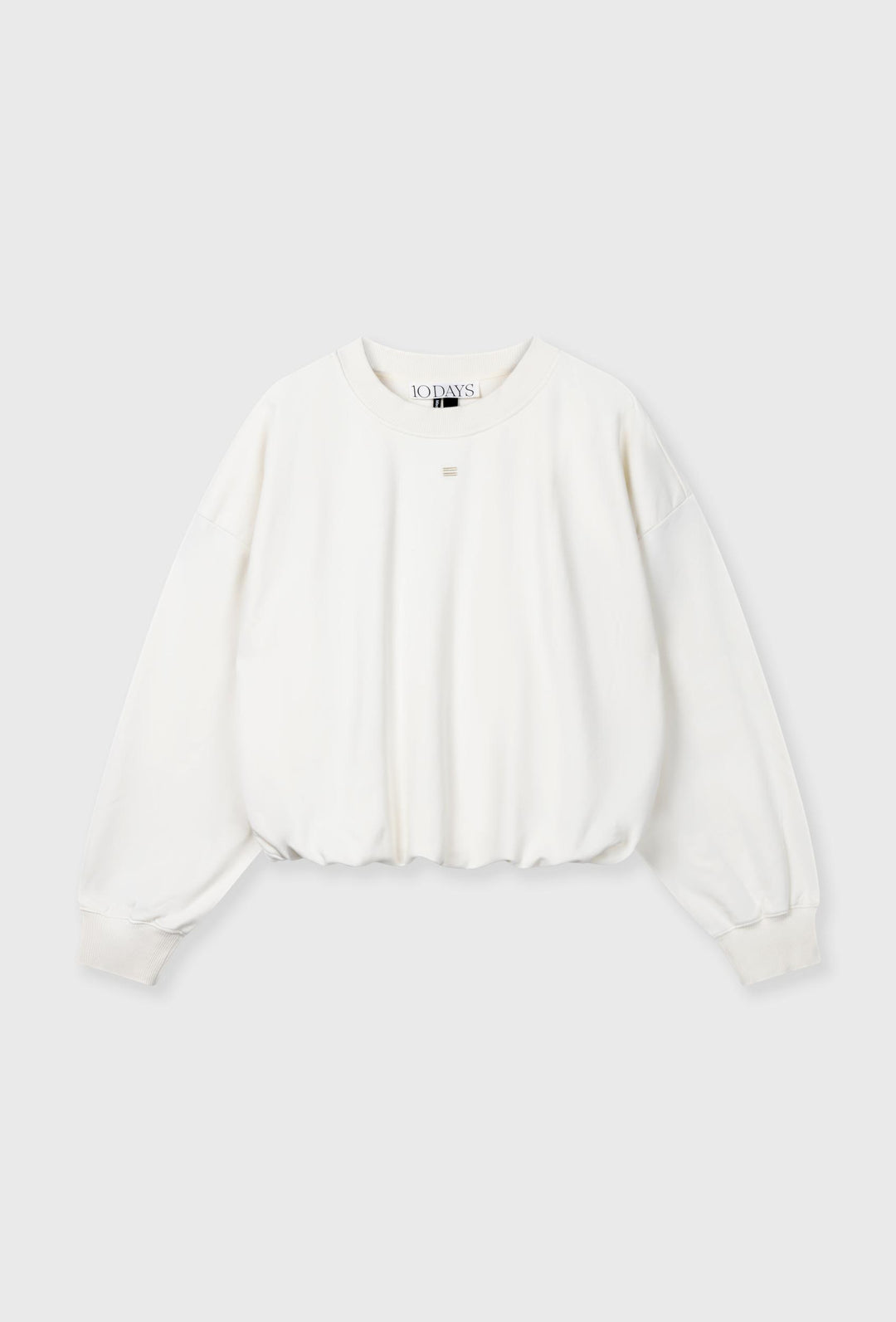 Bluza oversize z haftowanym logo na plecach