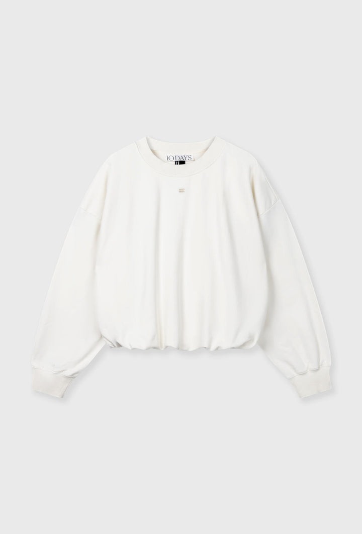 Bluza oversize z haftowanym logo na plecach