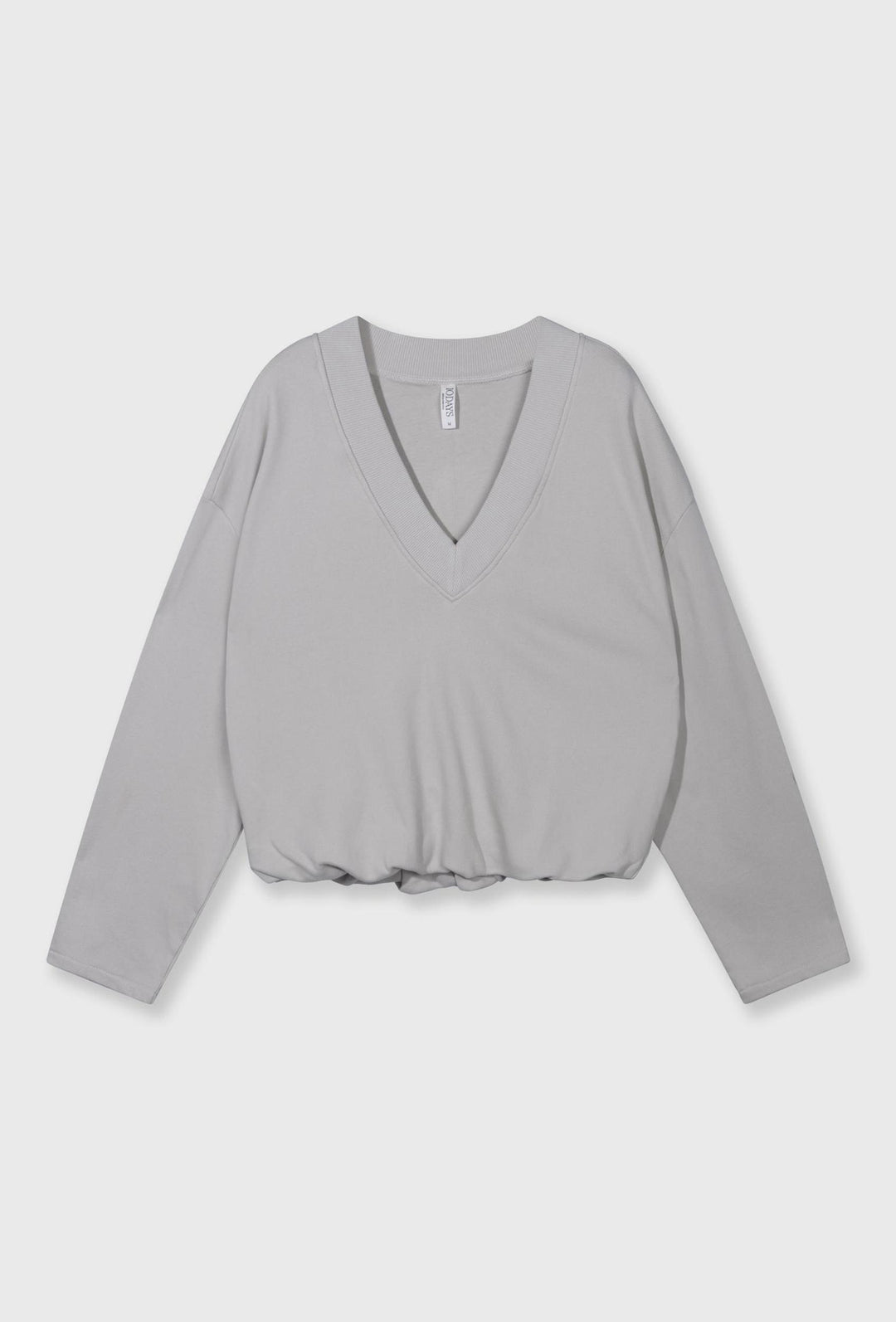 Bluza damska 10DAYS oversize z dekoltem V i haftem na plecach