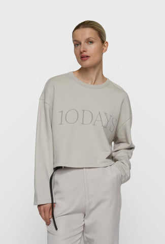 Krótka bluza damska 10DAYS oversize z logo
