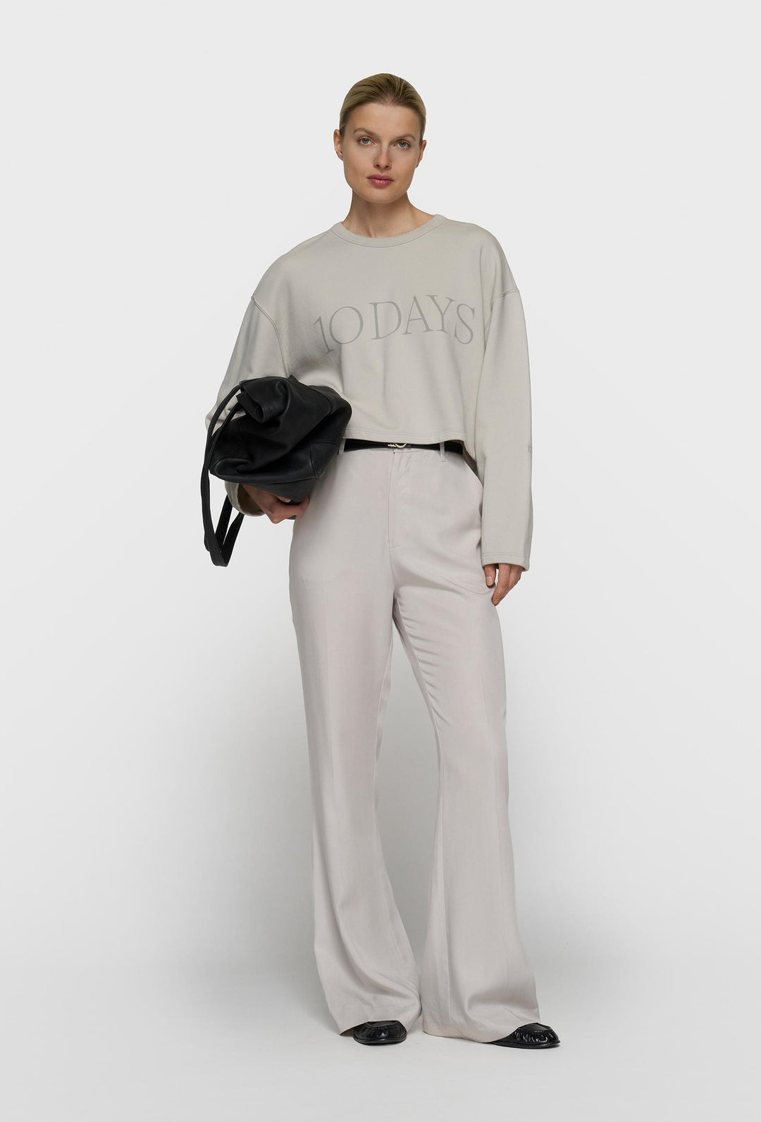 Krótka bluza damska 10DAYS oversize z logo