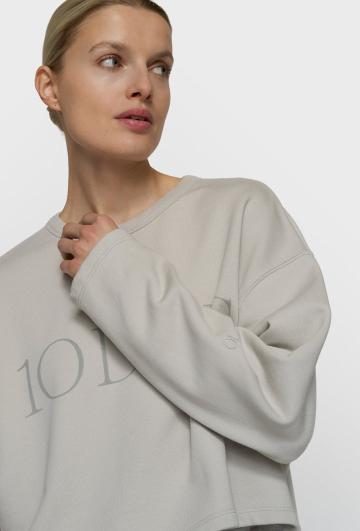Krótka bluza damska 10DAYS oversize z logo