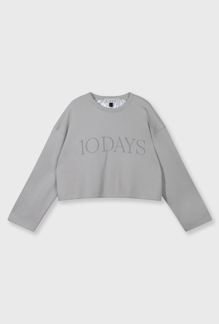Krótka bluza damska 10DAYS oversize z logo