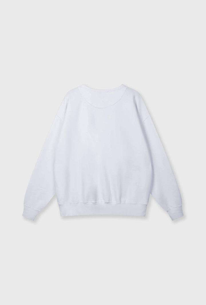 Bluza oversize z grafiką „SMILE LOVE”