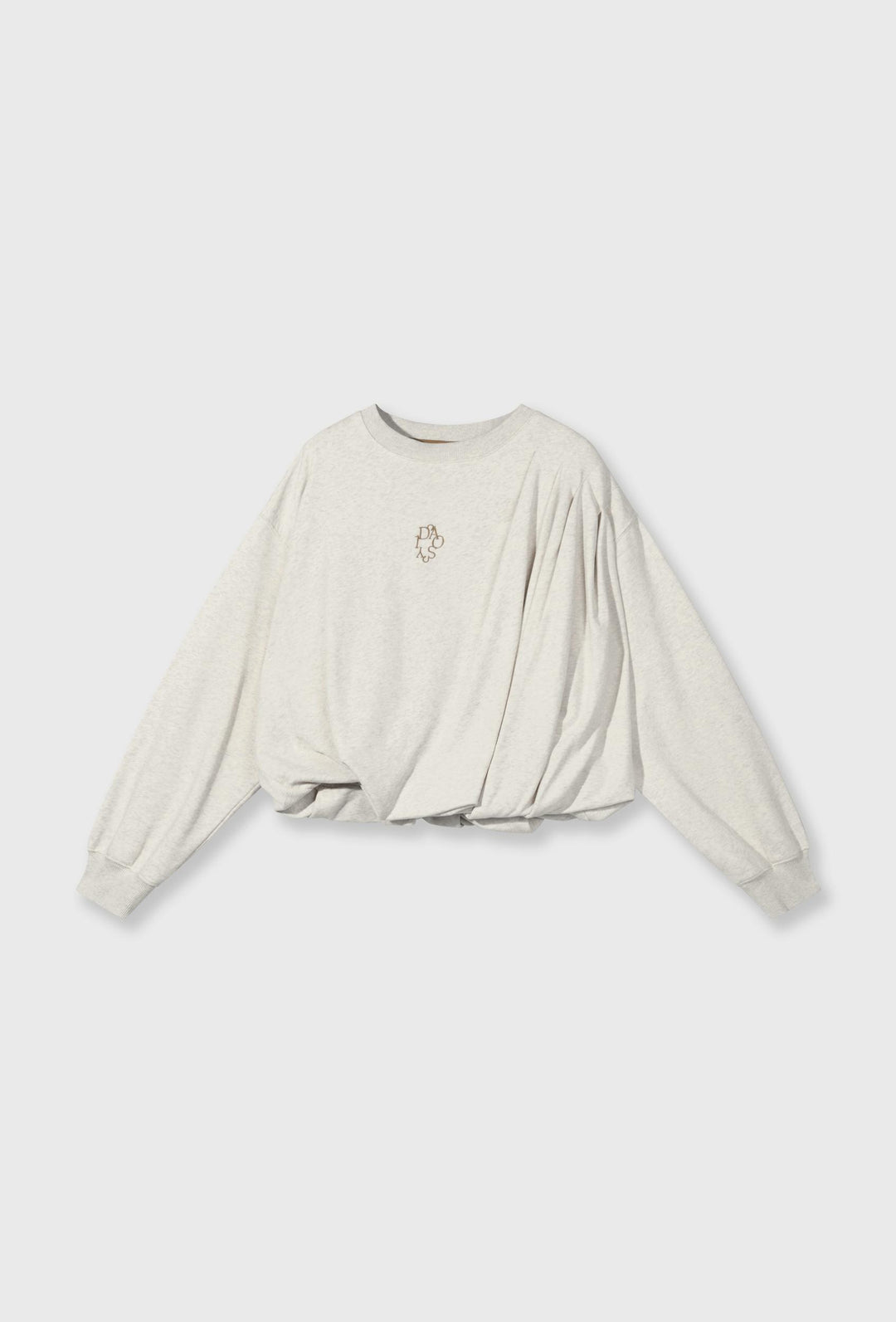 Bluza w kremowym kolorze o luźniejszym fasonie