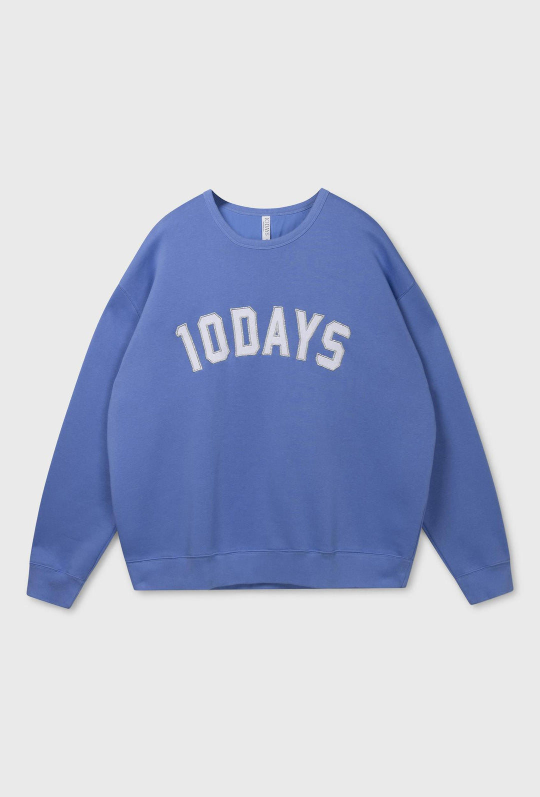 Niebieska bluza damska 10DAYS z aplikacją logo