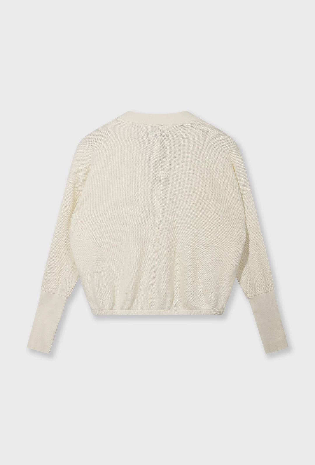 Lekki rozpinany kardigan w kolorze ecru