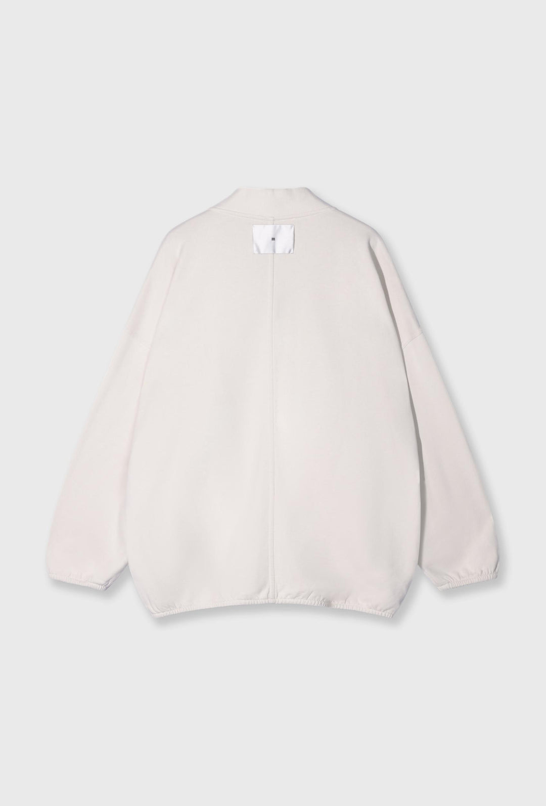 Rozpinana bluza bez kaptura w pudrowym kolorze