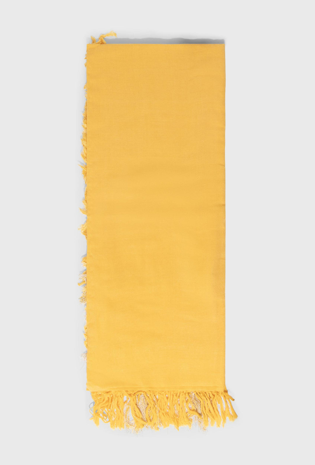 Szal w energetycznym, żółtym kolorze