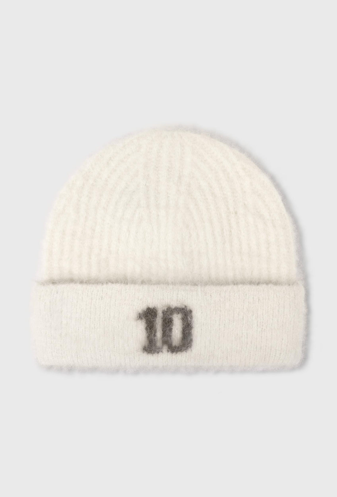 Kremowa czapka beanie 10DAYS z miękkiej dzianiny