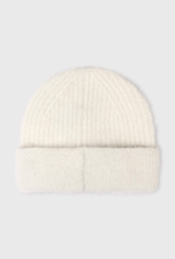 Kremowa czapka beanie 10DAYS z miękkiej dzianiny