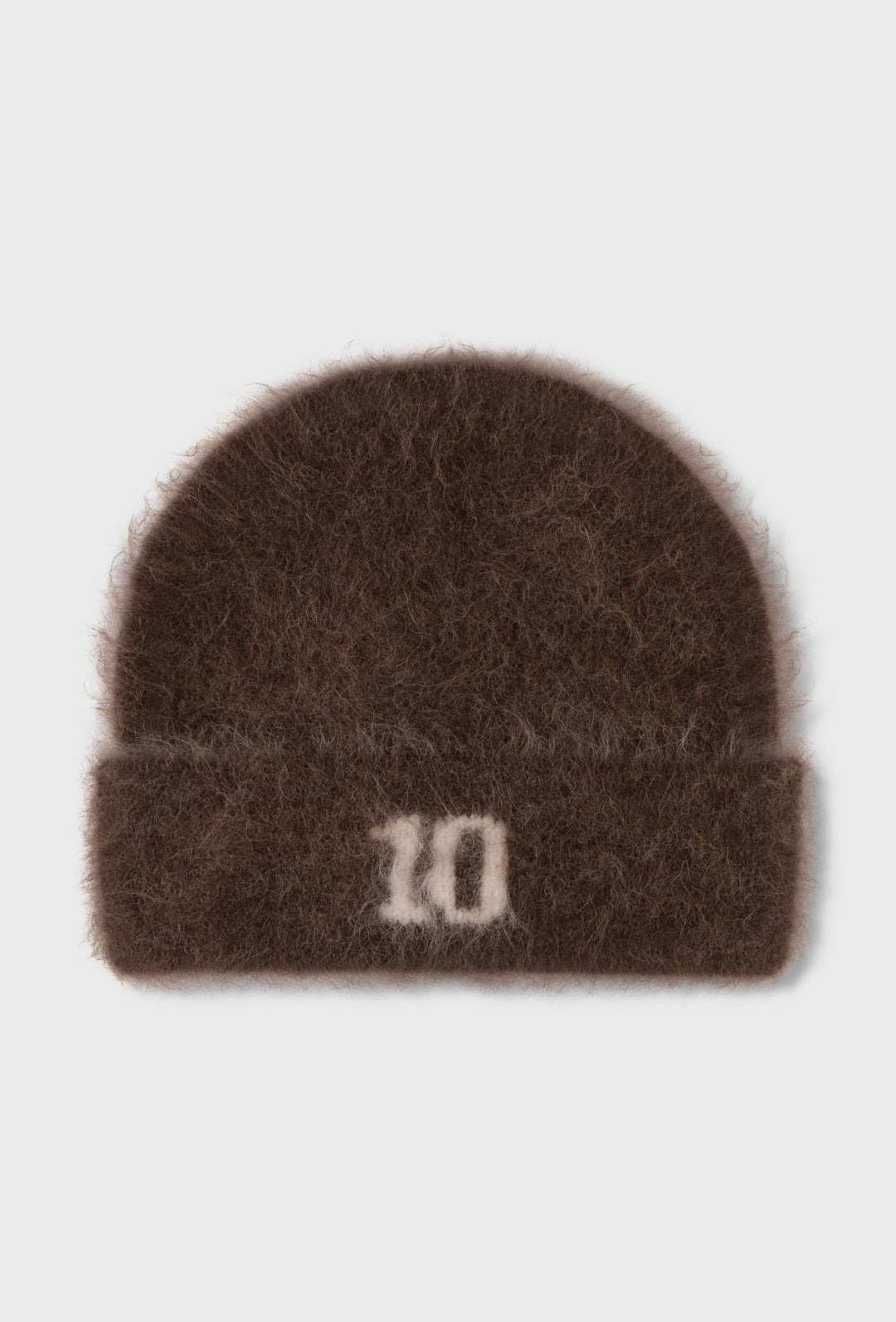 Brązowa czapka beanie 10DAYS z miękkiej dzianiny