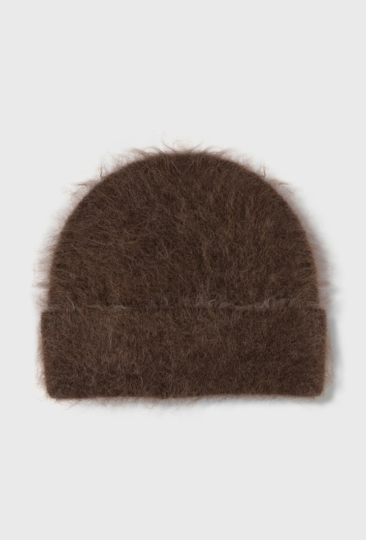 Brązowa czapka beanie 10DAYS z miękkiej dzianiny