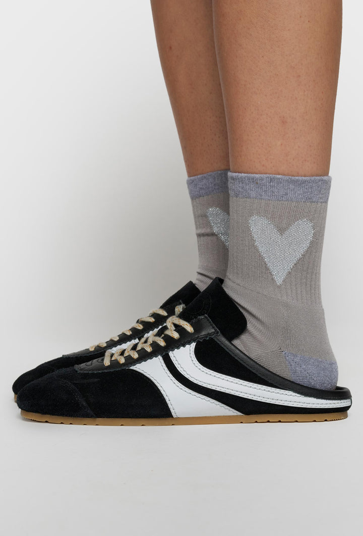 Skarpetki bawełniane Heart Grey