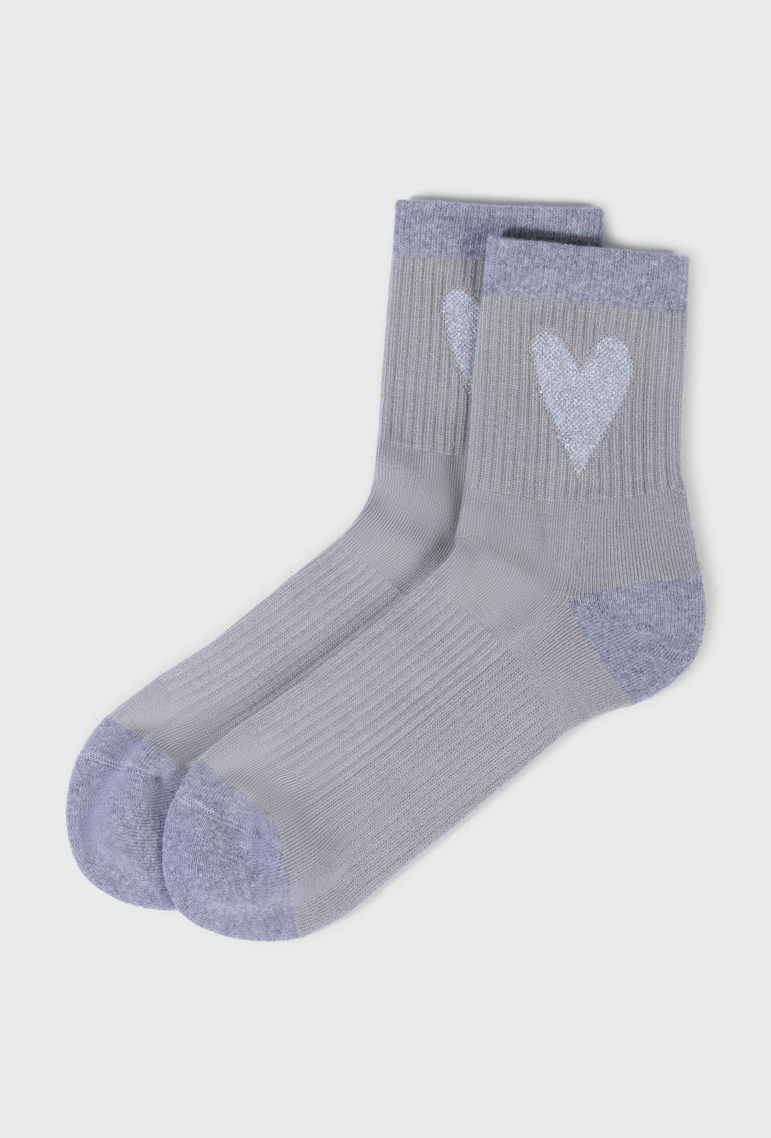 Skarpetki bawełniane Heart Grey
