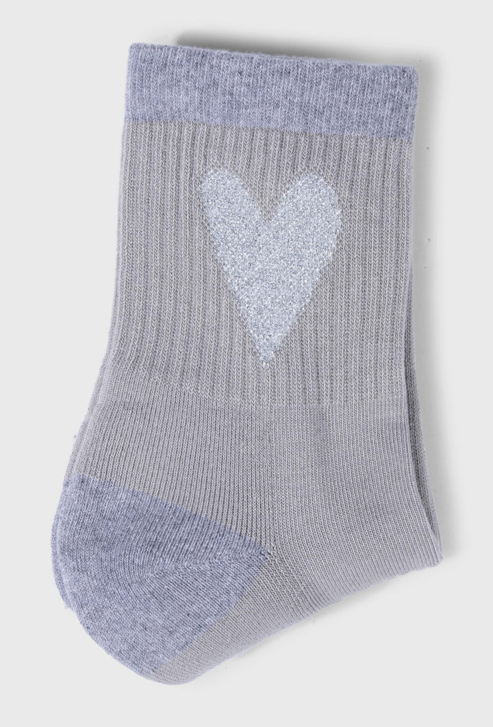 Skarpetki bawełniane Heart Grey