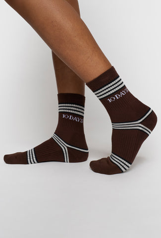 Skarpetki 10DAYS w brązowym kolorze