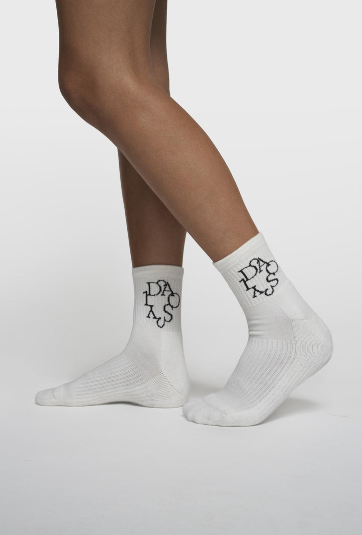 Skarpetki w białym kolorze z logo 10DAYS
