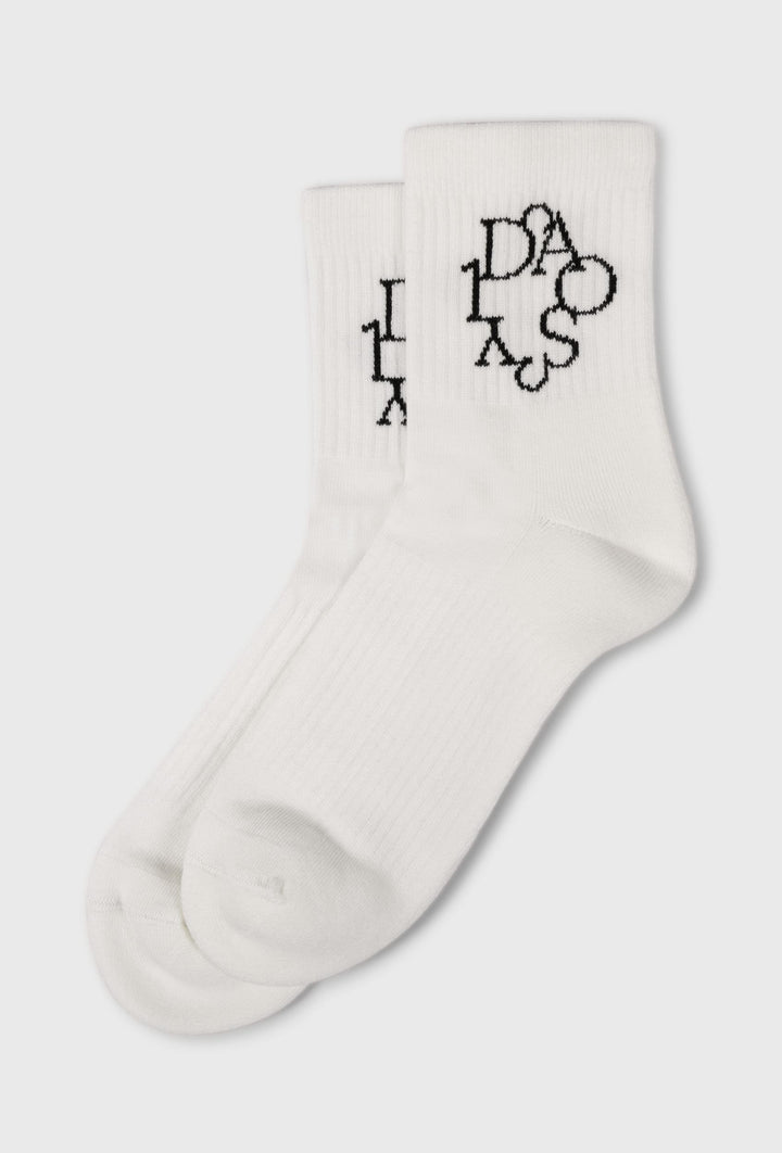 Skarpetki w białym kolorze z logo 10DAYS