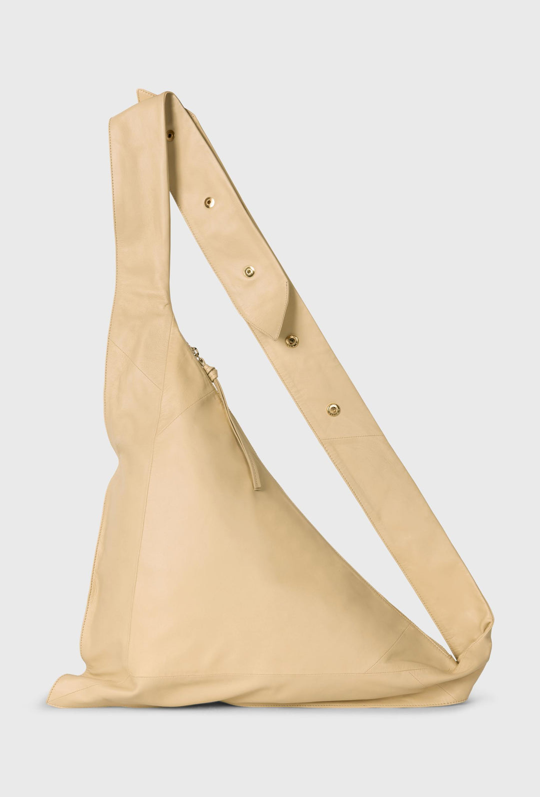 Beżowa, dzianinowa czapka beanie 10DAYS z haftowanym logo