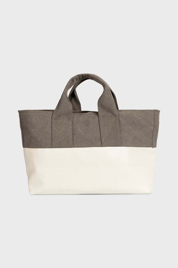 Dwukolorowa torba shopper