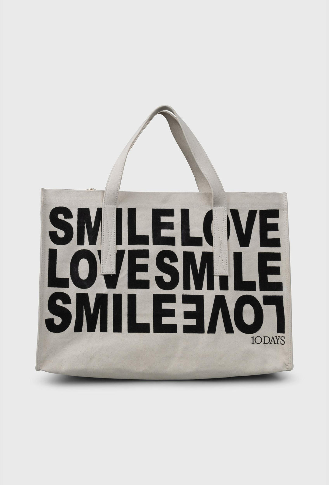 Płócienna torba shopper „SMILE LOVE”
