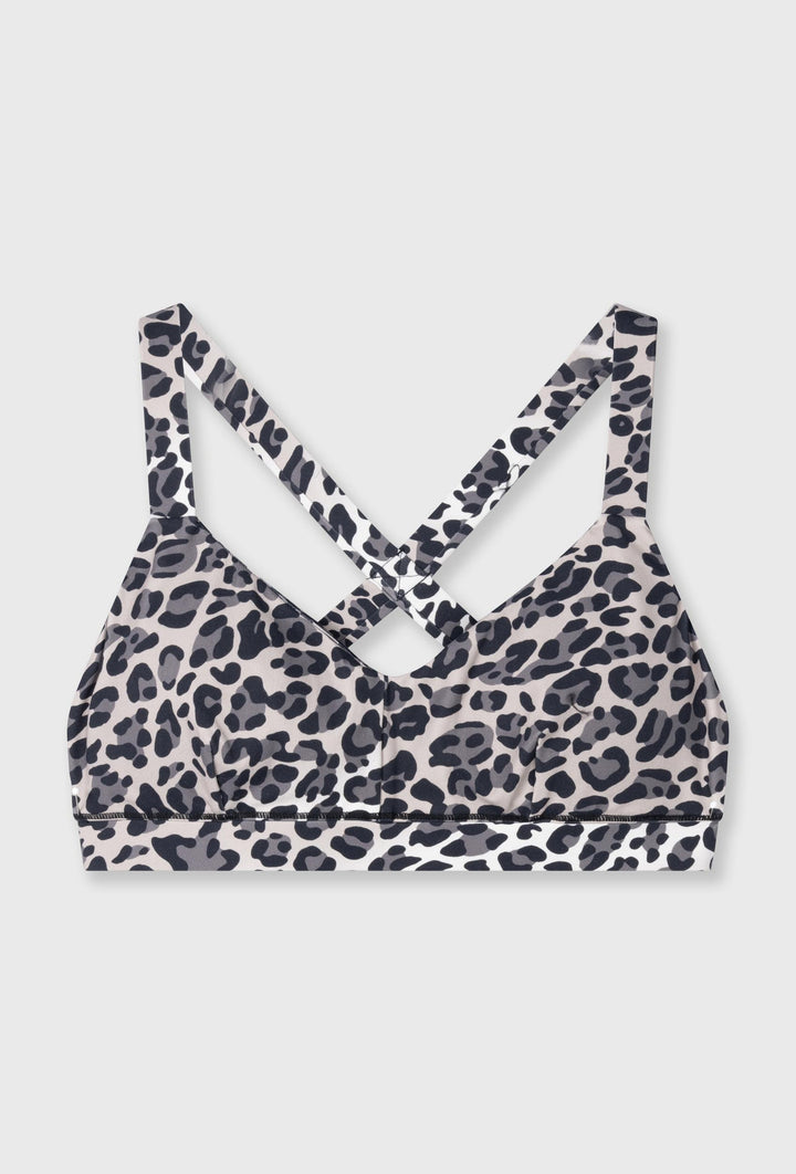 Stanik sportowy ze zwierzęcym printem