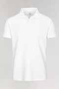 Polo 1/2 z bawełny w kolorze bieli