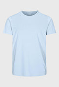 T-shirt w stylu basic w błękitnym kolorze