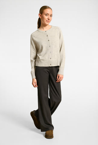 Kardigan zapinany na guziki w szarym kolorze