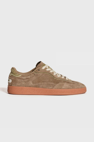 Sneakersy HOFF court classic brązowy zamsz