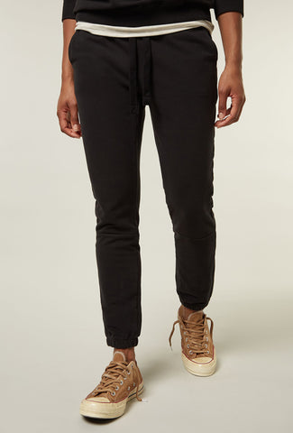 Czarne dopasowane spodnie dresowe