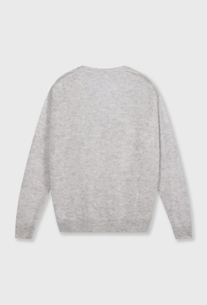 Cienki sweter z mieszanki wełny alpaka i merino