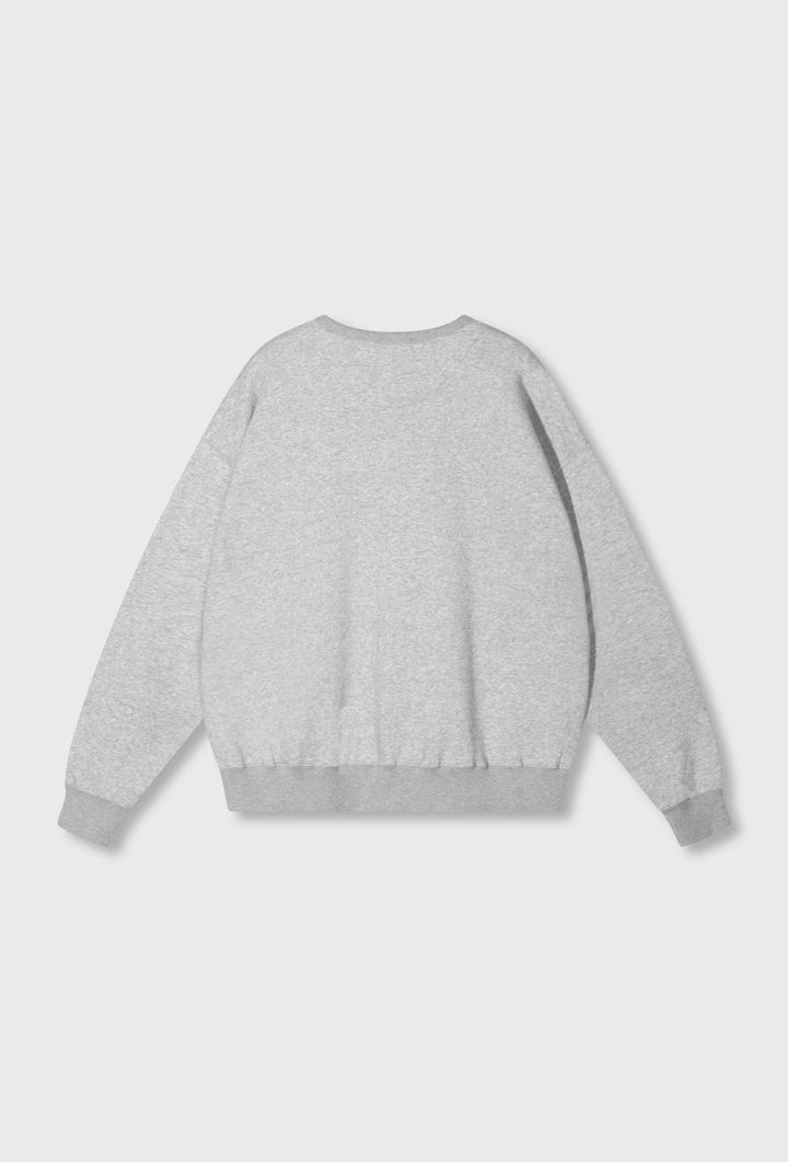 Klasyczna bluza oversize w kolorze szarym z dużym logo 10DAYS