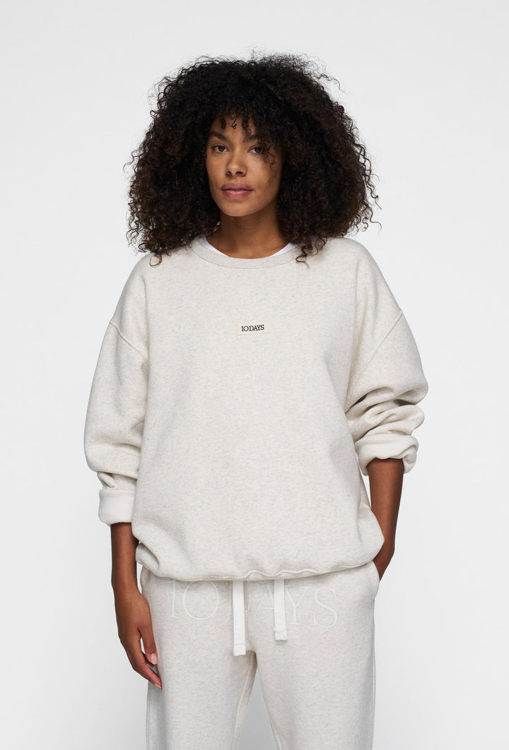 Luźna bluza dresowa ze ściągaczami