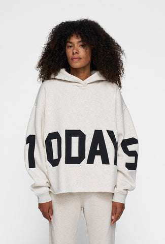 Bluza z kapturem oversize z dużym logo 10DAYS
