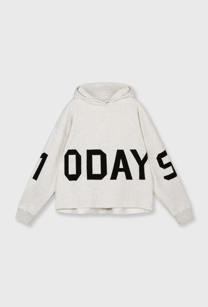 Bluza z kapturem oversize z dużym logo 10DAYS