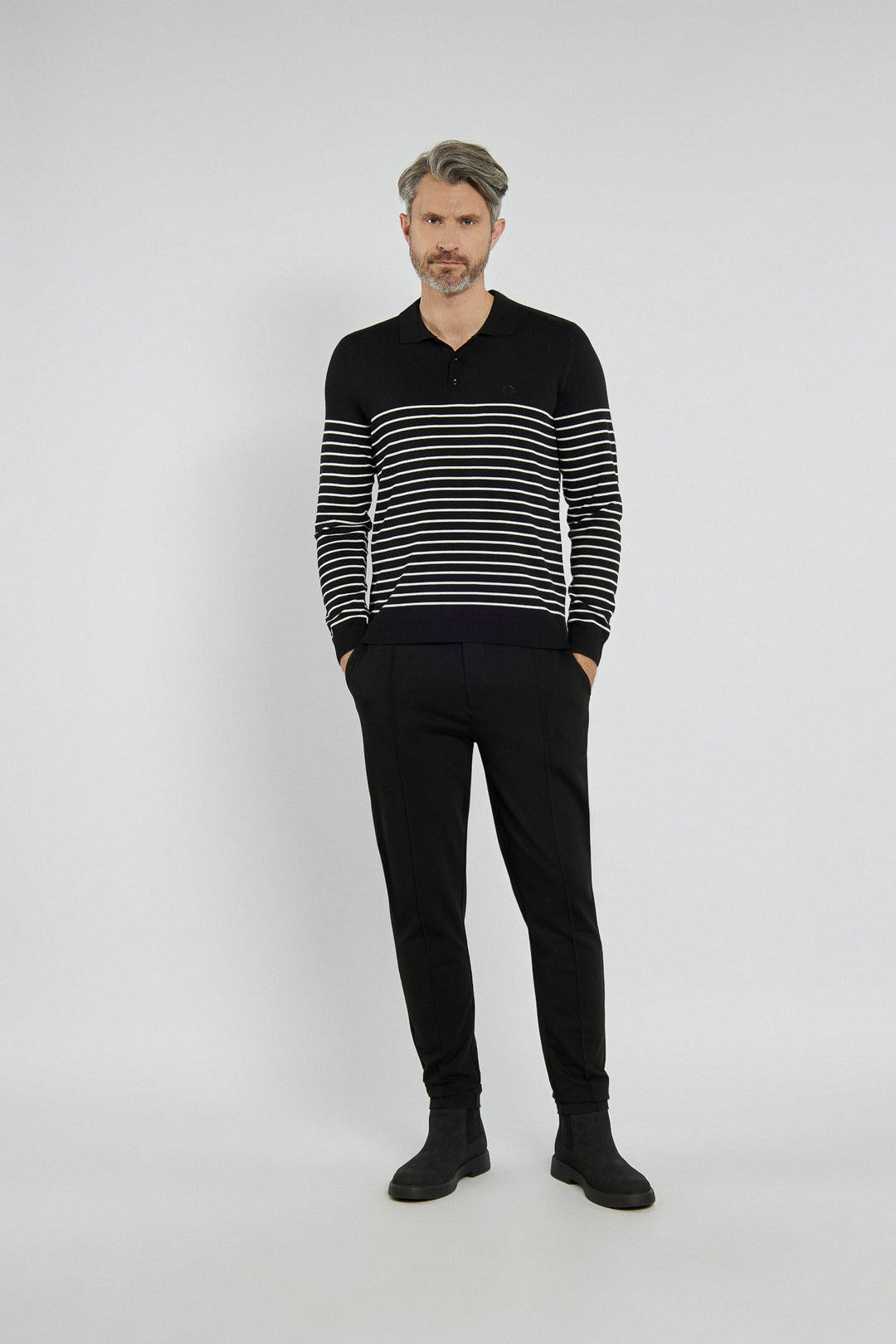 Eleganckie czarne spodnie joggery