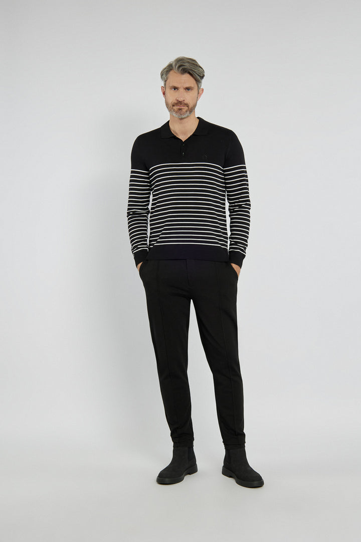 Eleganckie czarne spodnie joggery