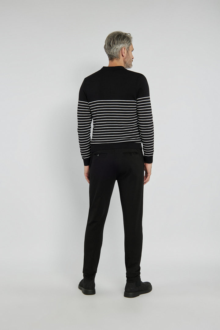 Eleganckie czarne spodnie joggery